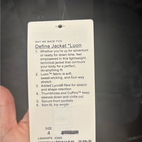 Lululemon NWT Camo Define Jacket - Picture 3 of 5